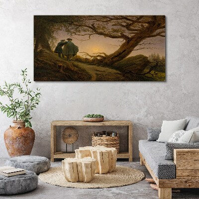 Tablou canvas Apus peste peisaj
