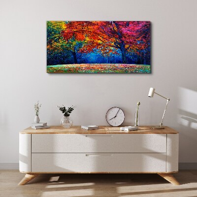 Tablou canvas Peisaj colorat de toamnă