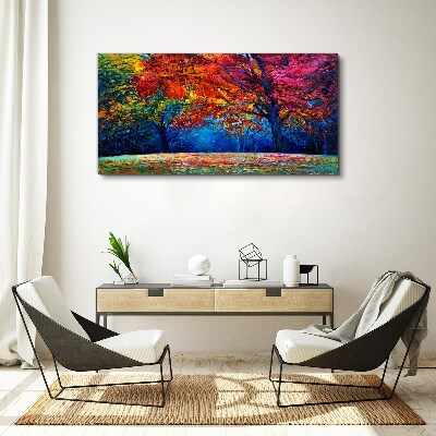 Tablou canvas Peisaj colorat de toamnă