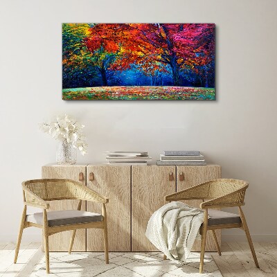 Tablou canvas Peisaj colorat de toamnă