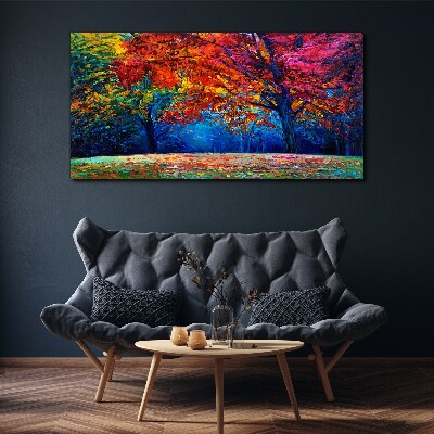 Tablou canvas Peisaj colorat de toamnă