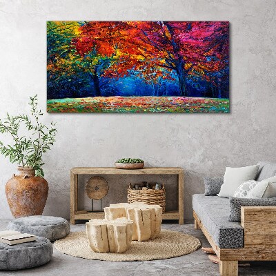 Tablou canvas Peisaj colorat de toamnă