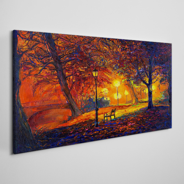 Tablou canvas Toamnă de aur în parc