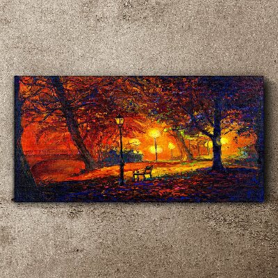 Tablou canvas Toamnă de aur în parc