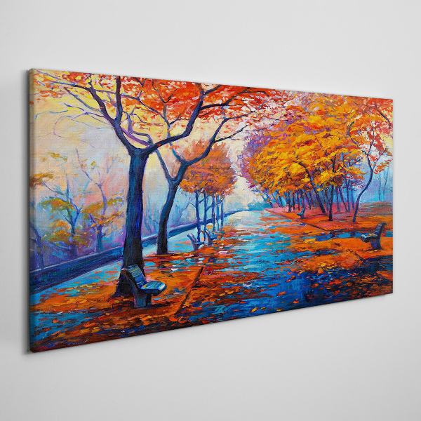 Tablou canvas Aleea de toamnă