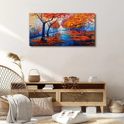 Tablou canvas Aleea de toamnă