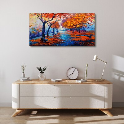 Tablou canvas Aleea de toamnă