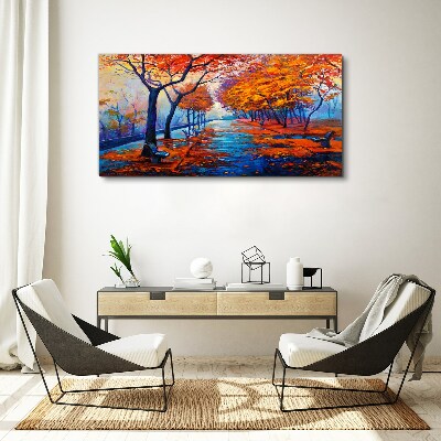 Tablou canvas Aleea de toamnă