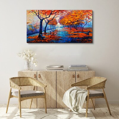 Tablou canvas Aleea de toamnă