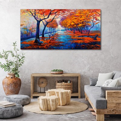 Tablou canvas Aleea de toamnă