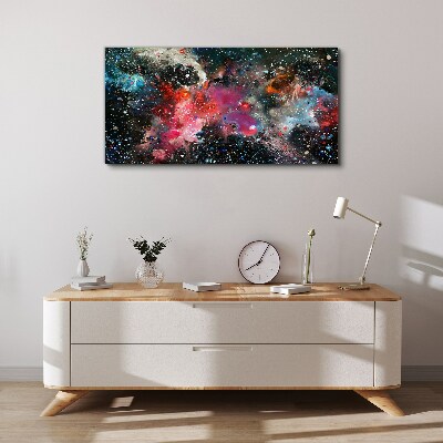Tablou canvas Explozie cosmică de culori