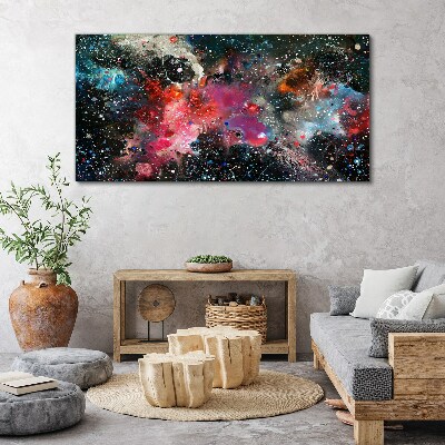 Tablou canvas abstracția cosmosului stelar