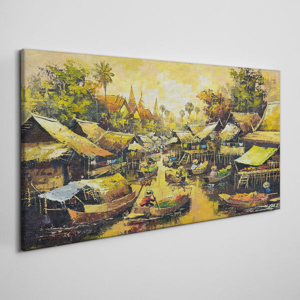 Tablou canvas Piața de apă tropicală