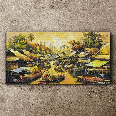 Tablou canvas Piața de apă tropicală