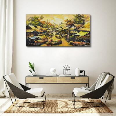 Tablou canvas Piața de apă tropicală