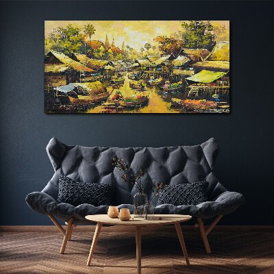 Tablou canvas Piața de apă tropicală