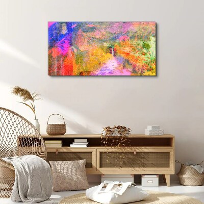 Tablou canvas Peisaj abstract colorat