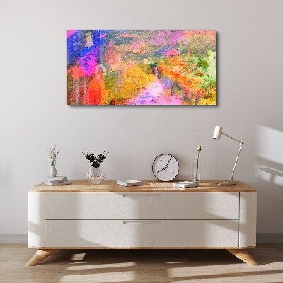Tablou canvas Peisaj abstract colorat