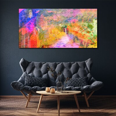 Tablou canvas Peisaj abstract colorat