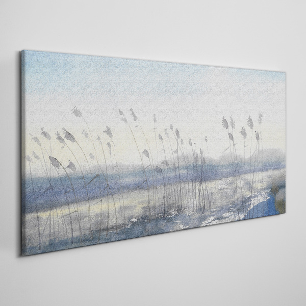 Tablou canvas Un peisaj liniștit cu ierburi