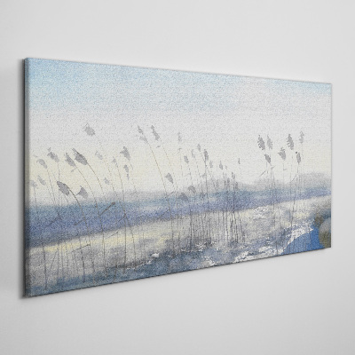 Tablou canvas Un peisaj liniștit cu ierburi