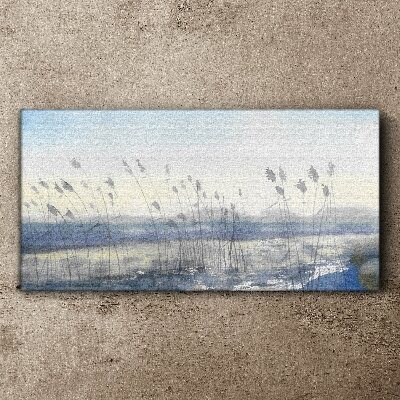 Tablou canvas Un peisaj liniștit cu ierburi