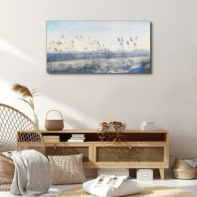 Tablou canvas Un peisaj liniștit cu ierburi