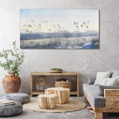 Tablou canvas Un peisaj liniștit cu ierburi