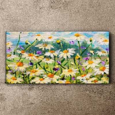 Tablou canvas Un paradis de flori în soarele verii
