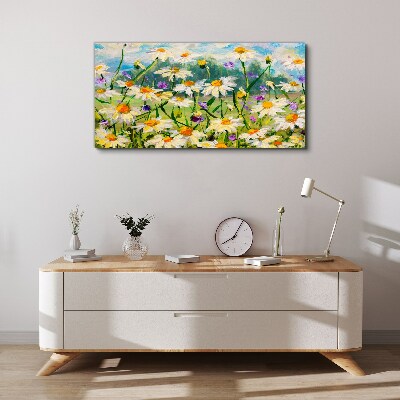Tablou canvas Un paradis de flori în soarele verii