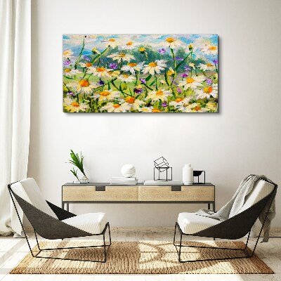 Tablou canvas Un paradis de flori în soarele verii