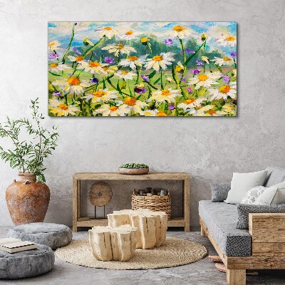 Tablou canvas Un paradis de flori în soarele verii