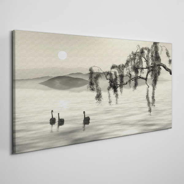 Tablou canvas Tăcere lângă apă