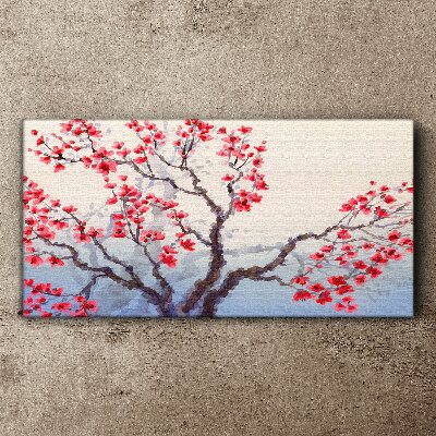Tablou canvas ramuri de copac flori