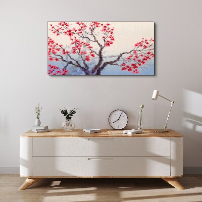 Tablou canvas ramuri de copac flori
