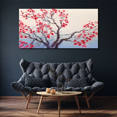 Tablou canvas ramuri de copac flori