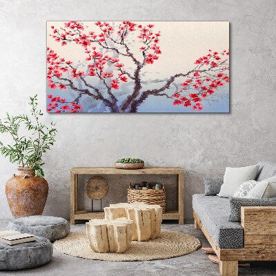 Tablou canvas ramuri de copac flori