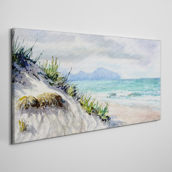 Tablou canvas Peisaj de plajă cu dune