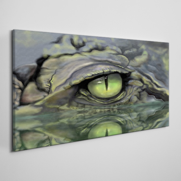 Tablou canvas Ochiul de broască în reflexia apei