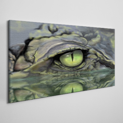 Tablou canvas Ochiul de broască în reflexia apei