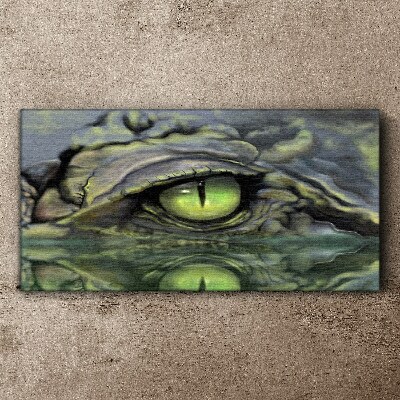Tablou canvas Ochiul de broască în reflexia apei