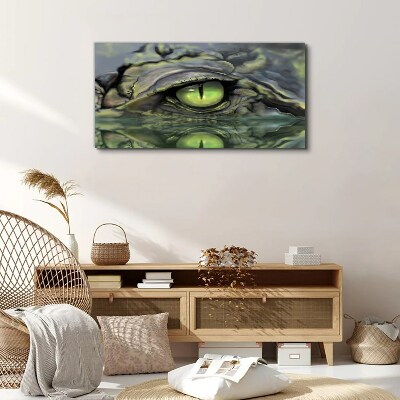 Tablou canvas Ochiul de broască în reflexia apei