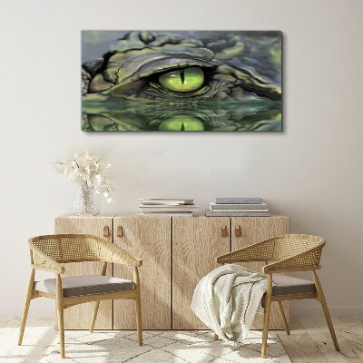 Tablou canvas Ochiul de broască în reflexia apei
