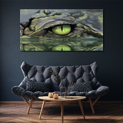 Tablou canvas Ochiul de broască în reflexia apei