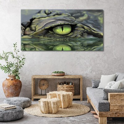 Tablou canvas Ochiul de broască în reflexia apei