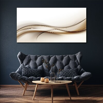 Tablou canvas Valuri delicate în nuanțe de bej