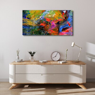 Tablou canvas Haosul colorat al naturii