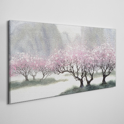 Tablou canvas Primăvara înflorită