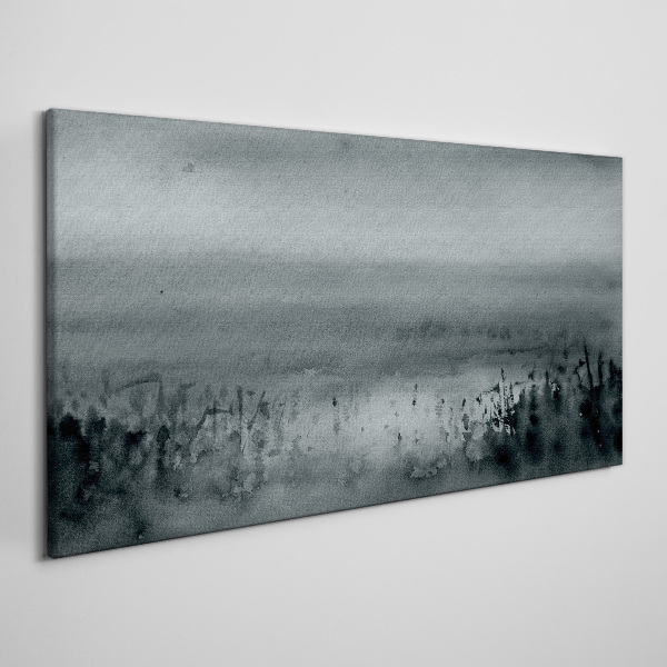 Tablou canvas Peisaj cețos cenușiu-stâncos