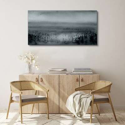 Tablou canvas Peisaj cețos cenușiu-stâncos